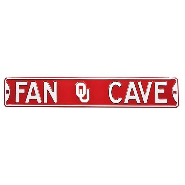 Authentic Street Signs Authentic Street Signs 70432 Fan Cave Oklahoma Sooners Street Sign 70432